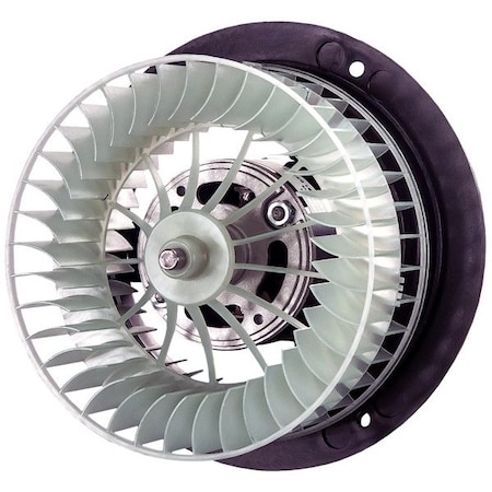 Truckair Blower Motor, Category: Blower Motor, Style: Flange Motor Assy, Volts: 12V, Length: 4-7/16 In., Shaft 01-0609